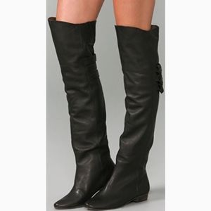 Joie Coachella Black Leather Boots Size 9.5